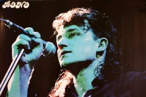 U2 Bono Live Poster (Published 1984, heavily worn)