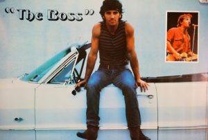 Bruce Springsteen The Boss Poster (Published 1984, some wear)