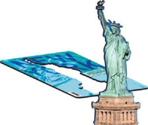 New York Statue of Liberty Desktop Standee - Image 2