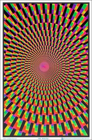 Mind's Eye Flocked Velvet Blacklight Poster