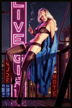Hildebrandt Live Girls Poster