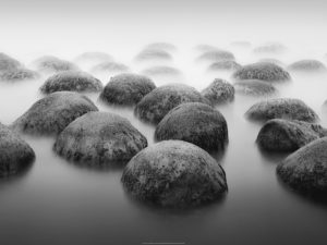 Seascape Boulders Photographic Print