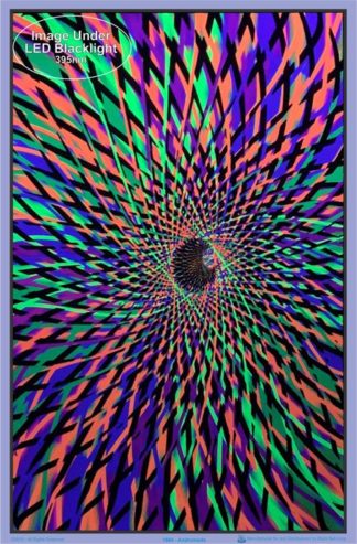Andromeda Flocked Velvet Blacklight Poster - Image 2