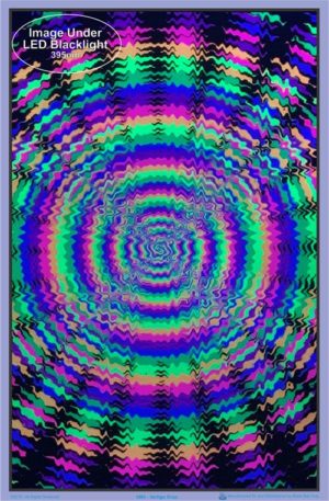 Vertigo Drop Flocked Velvet Blacklight Poster - Image 2