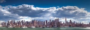 New York Manhattan Skyline Jumbo Poster