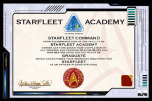 Star Trek Certificate Poster