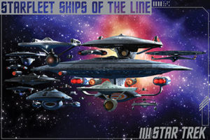Star Trek Ships of the Line Poster