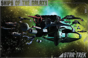 Star Trek Ships Of The Galaxy Poster