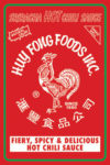 Sriracha Sauce Label