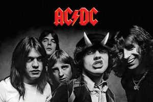 AC/DC Highway to Hell B&W Poster