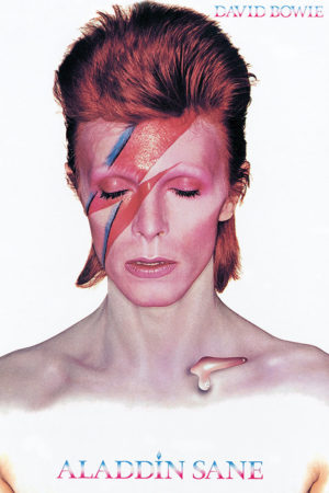 David Bowie Aladdin Sane Album Cover Poster