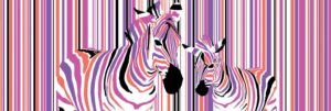 Zebra Stripes Jumbo Poster
