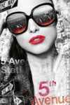 New York Girl From 5th Avenue Poster
