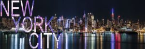 New York City Words Jumbo Poster
