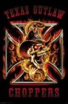 Texas Outlaw Choppers Motorbike Poster