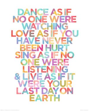 Dance As If No One Were Watching Mini Poster