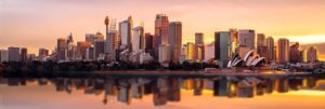 Sydney at Sunset Slim Poster