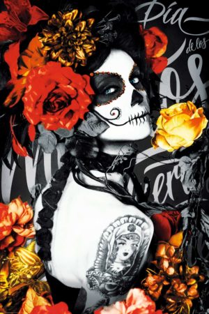 Dia De Los Muertos (Day of the Dead) Girl Poster
