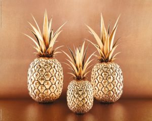 Pineapple Gold Mini Poster