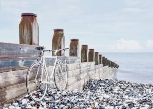 Bicycle at Sea Giant Poster