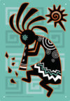 Kokopelli Tin Sign
