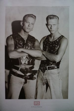 Bros by Terence Donovan Poster (Published 1989, some wear)