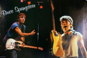 Bruce Springsteen Horizontal Poster (Published 1984, some wear)