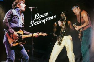 Bruce Springsteen and Clarence Clemons (Published 1985, some wear)