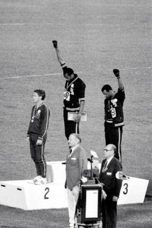 Tommie Smith and John Carlos and Peter Norman Black Power Salute 1968 Olympics Poster