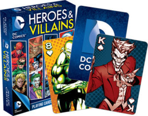 DC Comics Heroes and Villians Playing Cards
