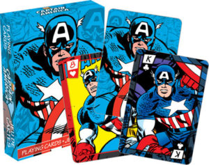 Marvel Captain America Comics Playing Cards