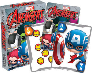 Marvel Avengers Chibi Playing Cards