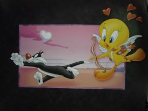 Sylvester and Cupid Tweety