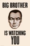 Nineteen Eighty-Four (BBC 1954 TV Programme) Big Brother is Watching You Poster (Some wear)