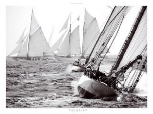 Yachting The Sails Of Saint-Tropez Photographic Print