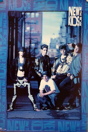 New Kids On The Block Alley Poster (Published 1991, some wear)