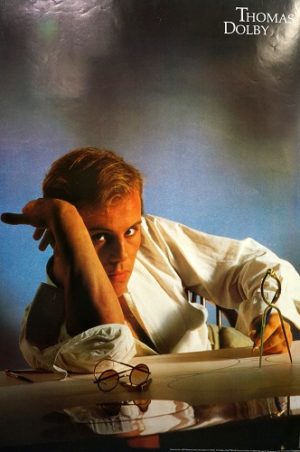 Thomas Dolby Poster (Published 1980s, some wear)