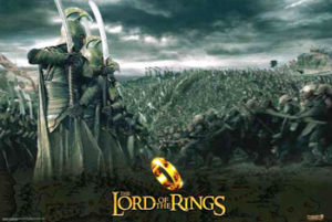 The Lord of the Rings Battle Charge Mini Poster