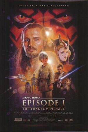 Star Wars: Episode I The Phantom Menace Cover Art Mini Poster
