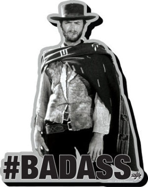 Clint Eastwood Western Badass Magnet