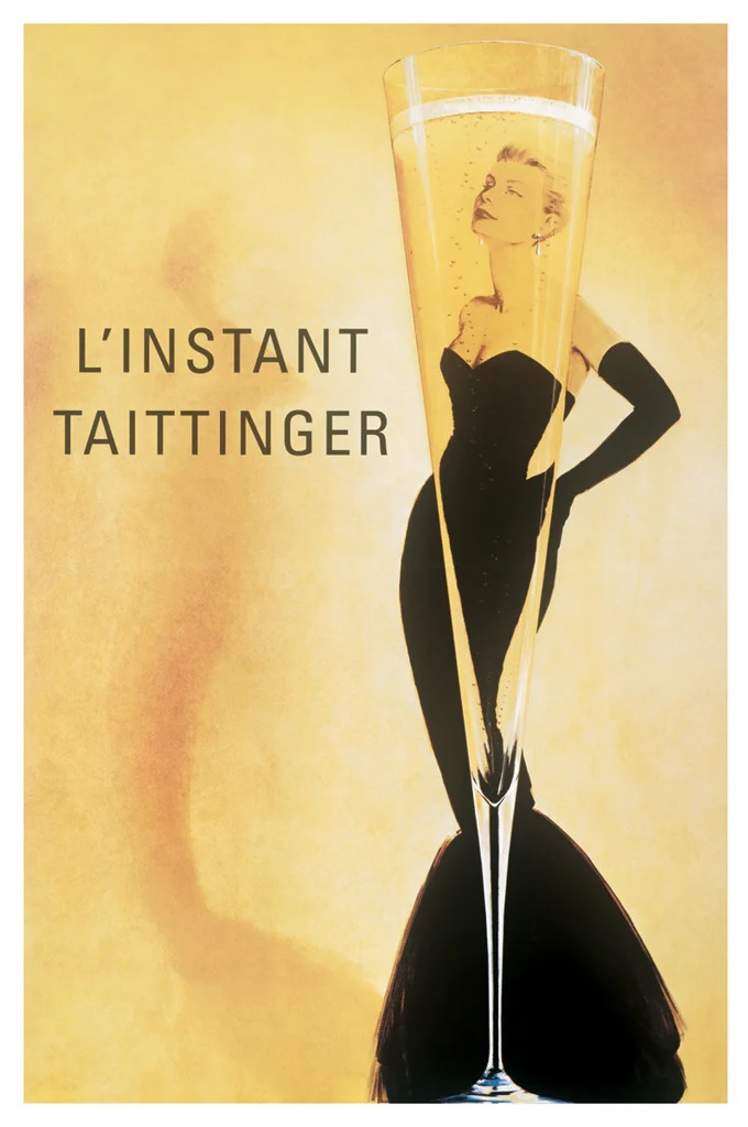 Grace Kelly - The Taittinger Moment Champagne Ad Poster