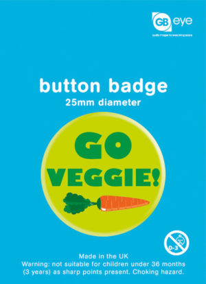 Go Veggie Badge Single