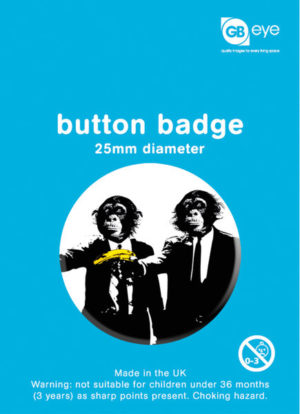 Bad Chimps Bananas Badge Single