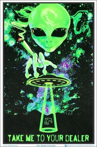 Chico - Take Me To Your Dealer Flocked Velvet Blacklight Poster