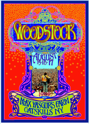 Bob Masse - Woodstock Tour Poster Art Print