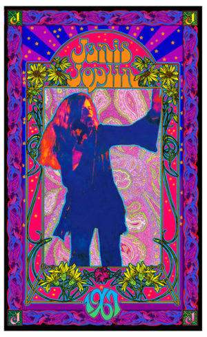 Bob Masse - Janis Joplin 1967 Tour Poster Art Print
