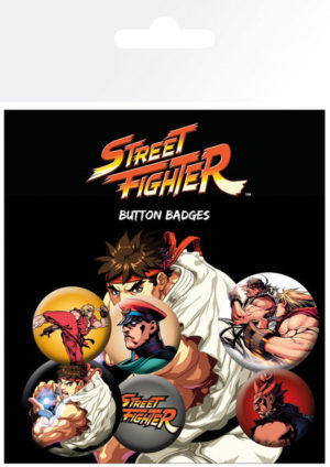 Street Fighter Badge 6 Pack