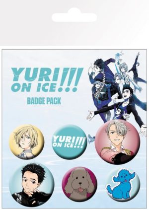 Yuri on Ice Badge Pack