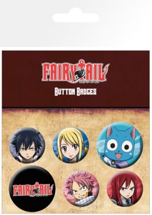 Fairy Tail Characters Badge Pack