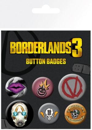 Borderlands 3 Icons Badge 6 Pack